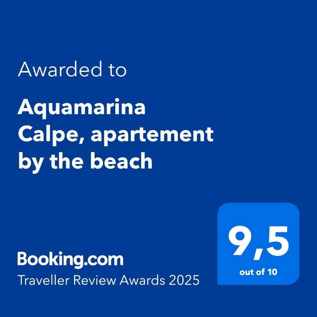 Aquamarina I Calpe, Apartement By The Beach 외부 사진